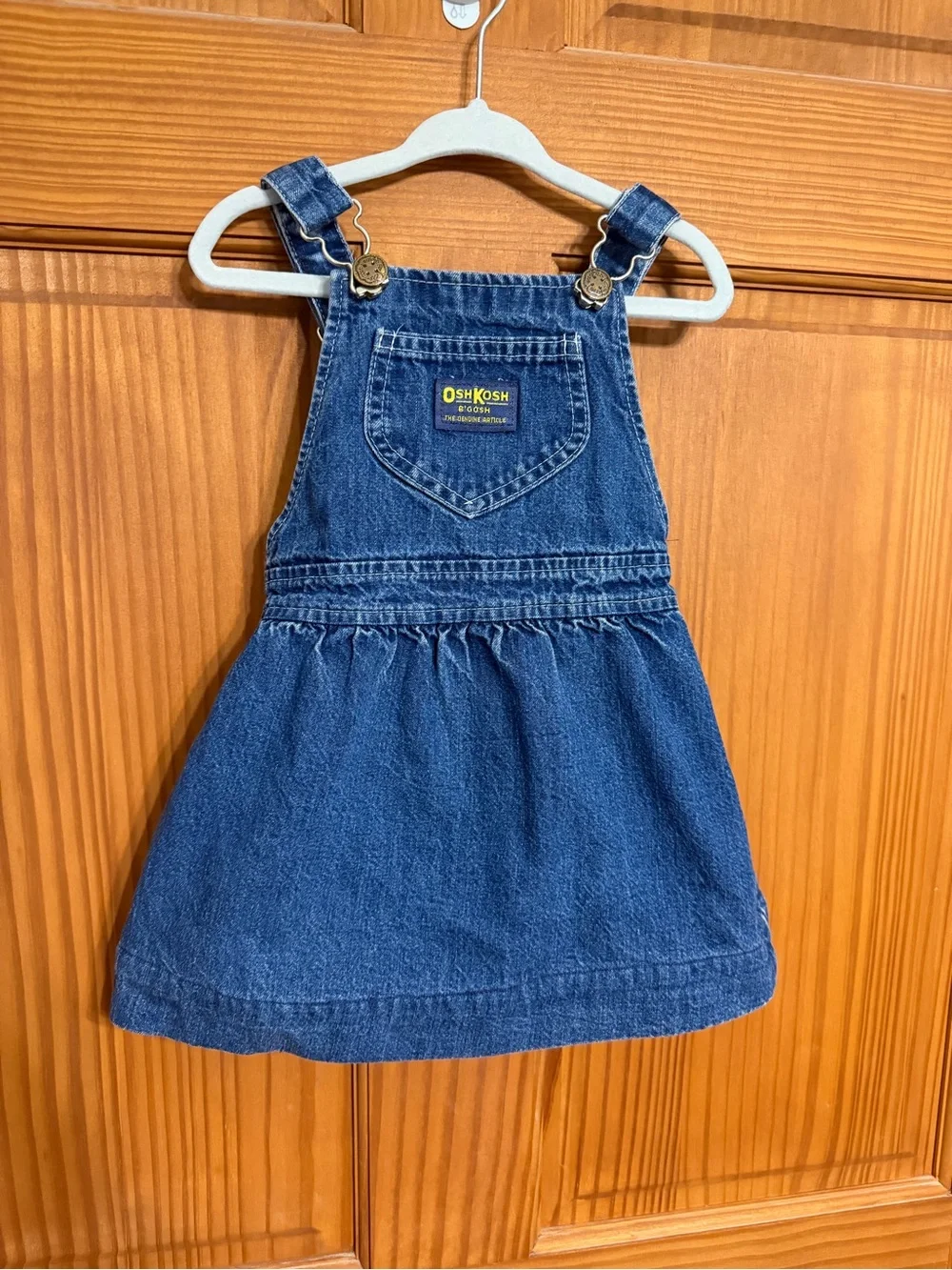 Vintage OshKosh B'gosh Denim Jumper Overall Dress